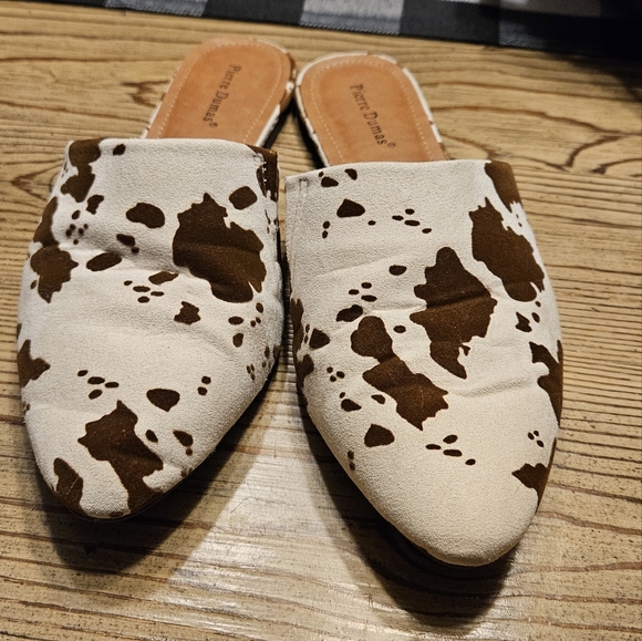 Pierre dumas mules Cow print - Picture 3 of 4